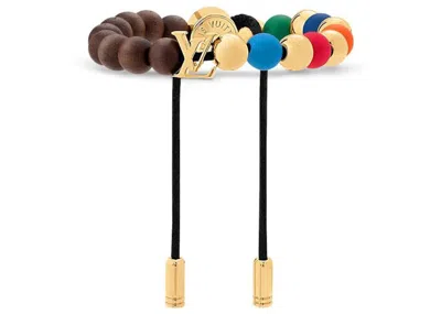 Pre-owned Louis Vuitton Men's  Lv Surfin' Beads Bracelet In Multi