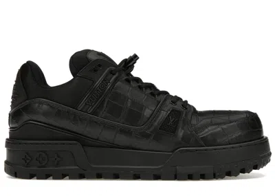 Pre-owned Louis Vuitton Men's  Lv Trainer Maxi Sneaker Sneakers In Black