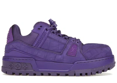 Pre-owned Louis Vuitton Men's  Lv Trainer Maxi Sneaker Sneakers In Violet