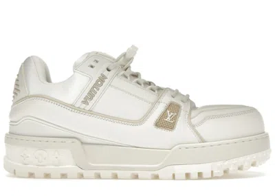 Pre-owned Louis Vuitton Men's  Lv Trainer Maxi Sneaker Sneakers In White