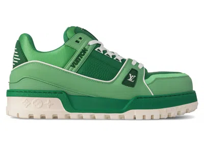 Pre-owned Louis Vuitton Men's  Lv Trainer Maxi Sneakers In Green
