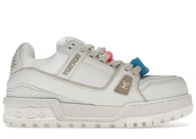 Pre-owned Louis Vuitton Men's  Lv Trainer Maxi Sneakers In White