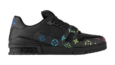 Pre-owned Louis Vuitton Men's  Lv Trainer Monogramm Sneakers In Black