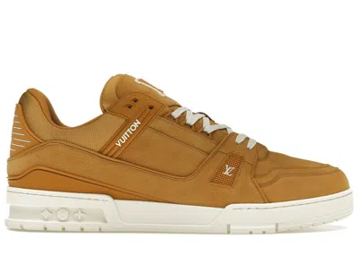 Pre-owned Louis Vuitton Men's  Lv Trainer Sneakers In Beige