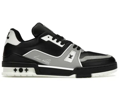 Pre-owned Louis Vuitton Men's  Lv Trainer Sneakers In Black/grey/white