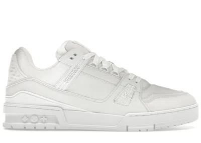 Pre-owned Louis Vuitton Men's  Lv Trainer Sneakers In White