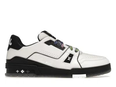 Pre-owned Louis Vuitton Men's  Lv Trainer Sneakers In White/black