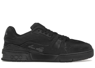 Pre-owned Louis Vuitton Men's  Lv Trainer Vintage Sneakers In Black