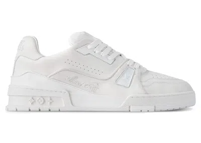 Pre-owned Louis Vuitton Men's  Lv Trainer Vintage Sneakers In White