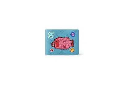 Pre-owned Louis Vuitton Men's  Lv X Yk Ple Wallet In Blue