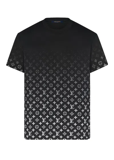 Pre-owned Louis Vuitton Men's  Lvse Monogram Gradient T-shirt In Black/white In Multi
