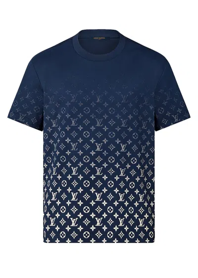 Pre-owned Louis Vuitton Men's  Lvse Monogram Gradient T-shirt In Dark Ocean