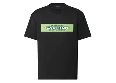 Pre-owned Louis Vuitton Men's  L.vuitton Printed T-shirt In Black