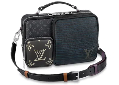 Pre-owned Louis Vuitton Men's  Messenger Pocket Monogram Eclipse Patchwork