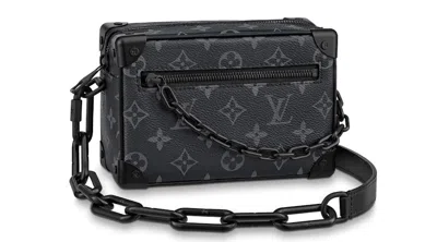 Pre-owned Louis Vuitton Men's  Mini Soft Trunk Monogram Eclipse In Black
