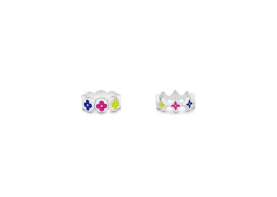 Pre-owned Louis Vuitton Men's  Mng Party Set Of 2 Rings In Multi