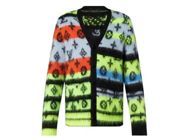 Pre-owned Louis Vuitton Men's  Monogram Mohair Cardigan