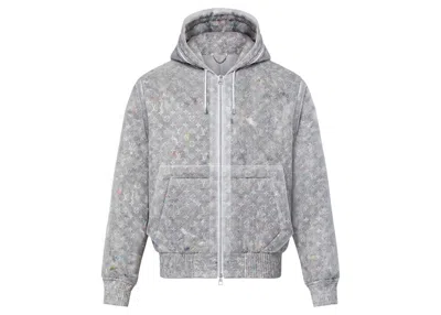 Pre-owned Louis Vuitton Men's  Monogram Organza Padded Blouson In Translucent