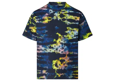 Pre-owned Louis Vuitton Men's  Monogram Tie & Dye Printed Tee Shirt