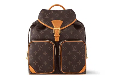 Pre-owned Louis Vuitton Men's  Montsouris Cargo Backpack In Monogram