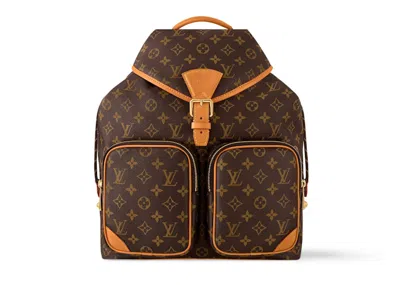 Pre-owned Louis Vuitton Men's  Montsouris Cargo Backpack In Monogram