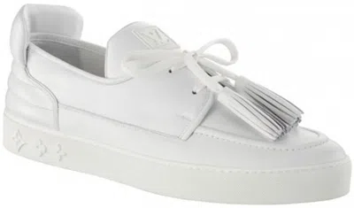 Pre-owned Louis Vuitton Men's  Mr. Hudson Kanye Sneakers In White