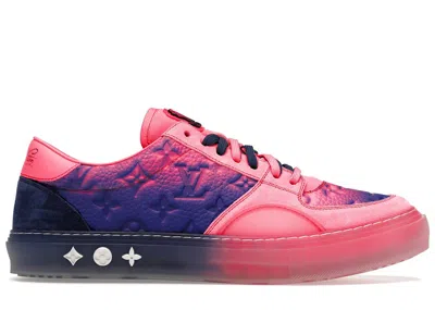 Pre-owned Louis Vuitton Men's  Ollie Richelieu Sneakers In Pink/purple/white