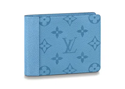 Pre-owned Louis Vuitton Men's  Ple Wallet In Denim