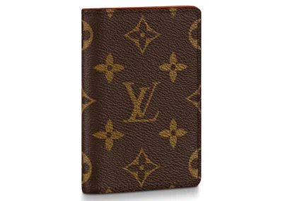 Pre-owned Louis Vuitton Men's  Pocket Organizer Monogram Legacy In Brown
