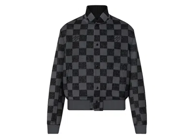 Pre-owned Louis Vuitton Men's  Reversible Damier Blouson In Black