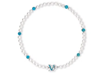 Pre-owned Louis Vuitton Men's  Rodeo Necklace In Turquoise