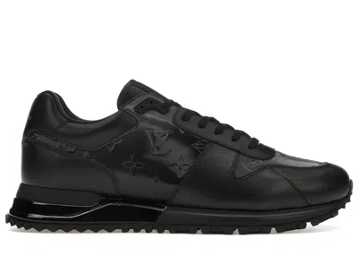 Pre-owned Louis Vuitton Men's  Run Away Iridescent Sneakers In Black