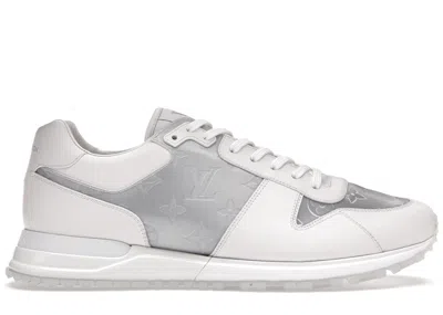 Pre-owned Louis Vuitton Men's  Run Away Iridescent Sneakers In White