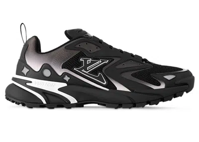 Pre-owned Louis Vuitton Men's  Runner Tatic Sneakers In Black/white