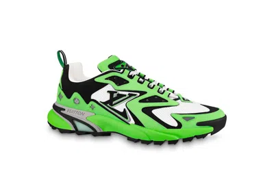 Pre-owned Louis Vuitton Men's  Runner Tatic Sneakers In Green/white/black