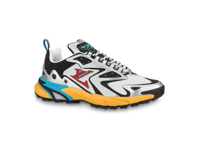 Pre-owned Louis Vuitton Men's  Runner Tatic Sneakers In Silver/black/yellow