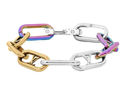 Pre-owned Louis Vuitton Men's  Signature Chain Bracelet