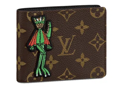 Pre-owned Louis Vuitton Men's  Slender Wallet Lv Friends In Multi