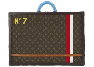 Pre-owned Louis Vuitton Men's  Soft Alzer 55 Monogram