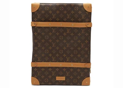 Pre-owned Louis Vuitton Men's  Soft Trunk Backpack Monogram Mm In Brown