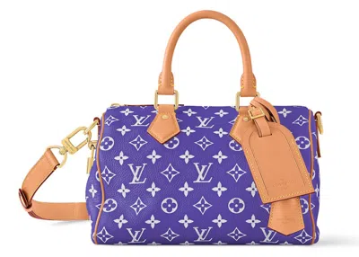 Pre-owned Louis Vuitton Men's  Speedy P9 Bandouliere 25 In Amethyste