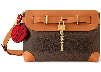 Pre-owned Louis Vuitton Men's  Steamer Crossbody In Monogram Dust