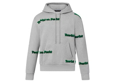 Pre-owned Louis Vuitton Men's  Tourist Vs Purist Tuffetage Hoodie In Grey