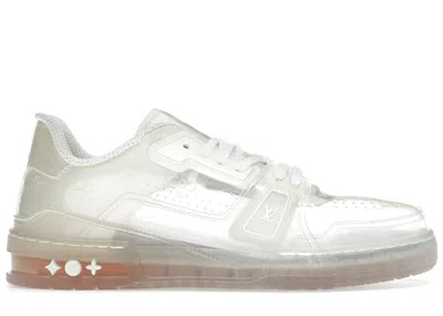 Pre-owned Louis Vuitton Men's  Trainer Sneaker Transparent Sneakers In White