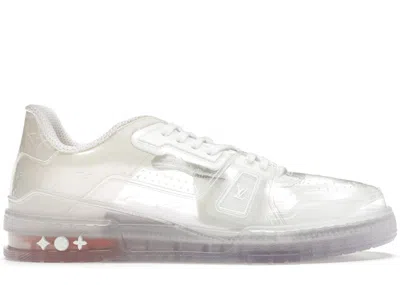 Pre-owned Louis Vuitton Men's  Trainer Sneaker Transparent Sneakers In White