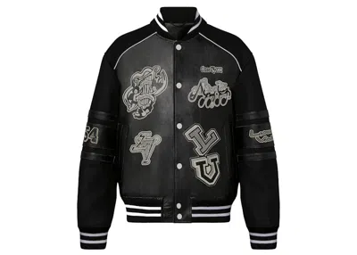 Pre-owned Louis Vuitton Men's  Varsity Blouson In Black