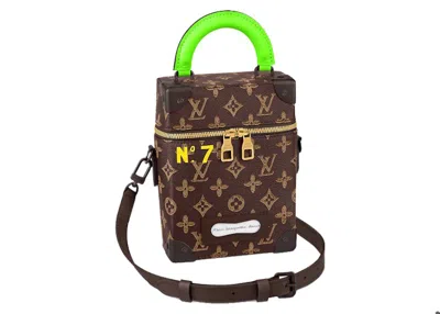 Pre-owned Louis Vuitton Men's  Vertical Box Trunk Monogram In Brown