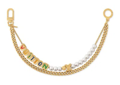 Pre-owned Louis Vuitton Men's  Vuitton Chain Belt In Ruthenium