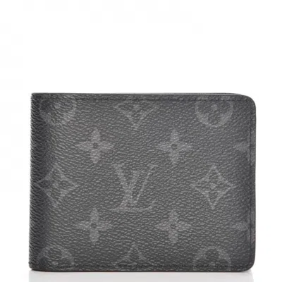 Pre-owned Louis Vuitton Men's  Wallet Ple Monogram In Eclipse