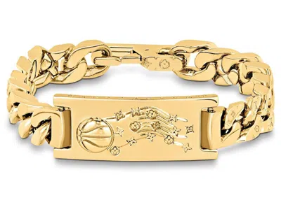 Pre-owned Louis Vuitton Men's  X Nba Bracelet In Gold